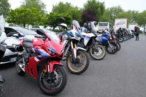 Le rassemblement Moto ECF