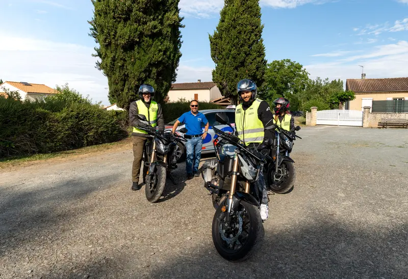 Formation perfectionnement moto — déroulement