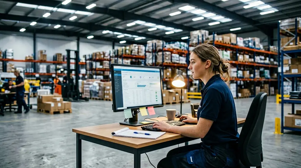 Alternante en entreprise dans le secteur de la logistique